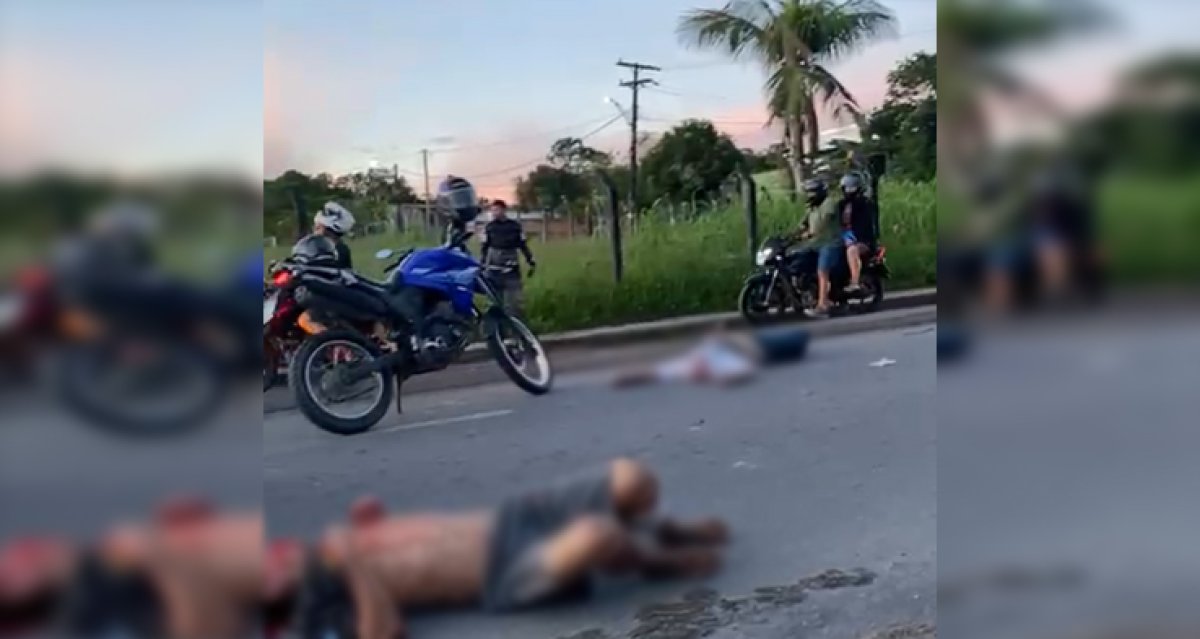 Duas pessoas morrem em grave acidente de moto na Avenida da Floresta, zona Oeste de Manaus