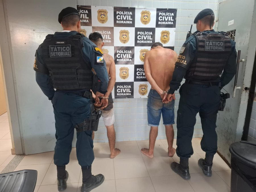 PMRR prende dupla de traficantes após denúncia de moradora em Boa Vista