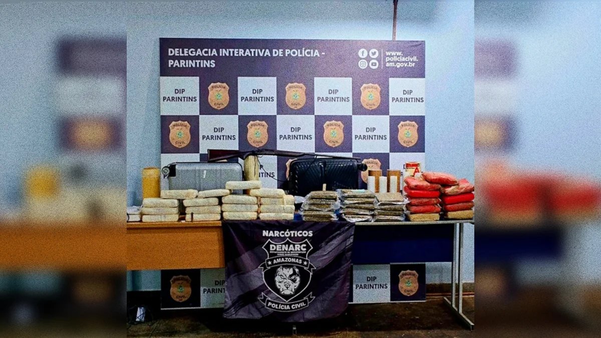 VÍDEO: Trio é preso e 50 quilos de supermaconha são apreendidos em Manaus e Parintins