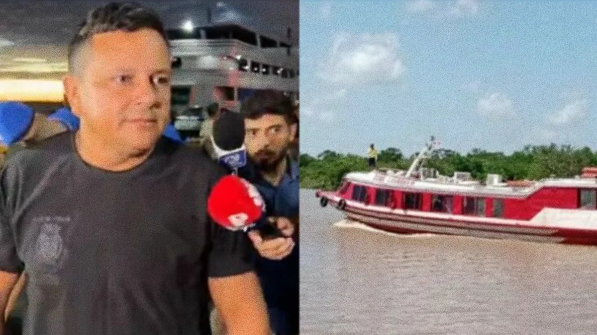 Comandante de lancha envolvida em naufrágio em Manaus se entrega após fuga