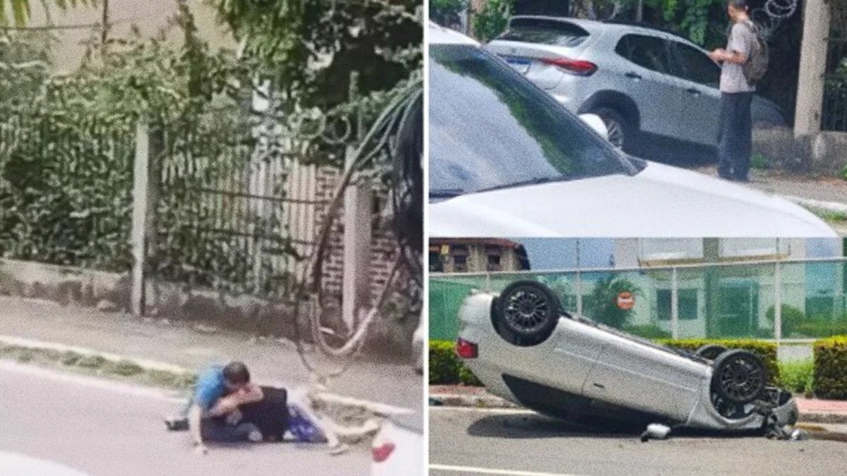 VÍDEO: Acidente em Manaus termina em briga entre motoristas no Parque 10