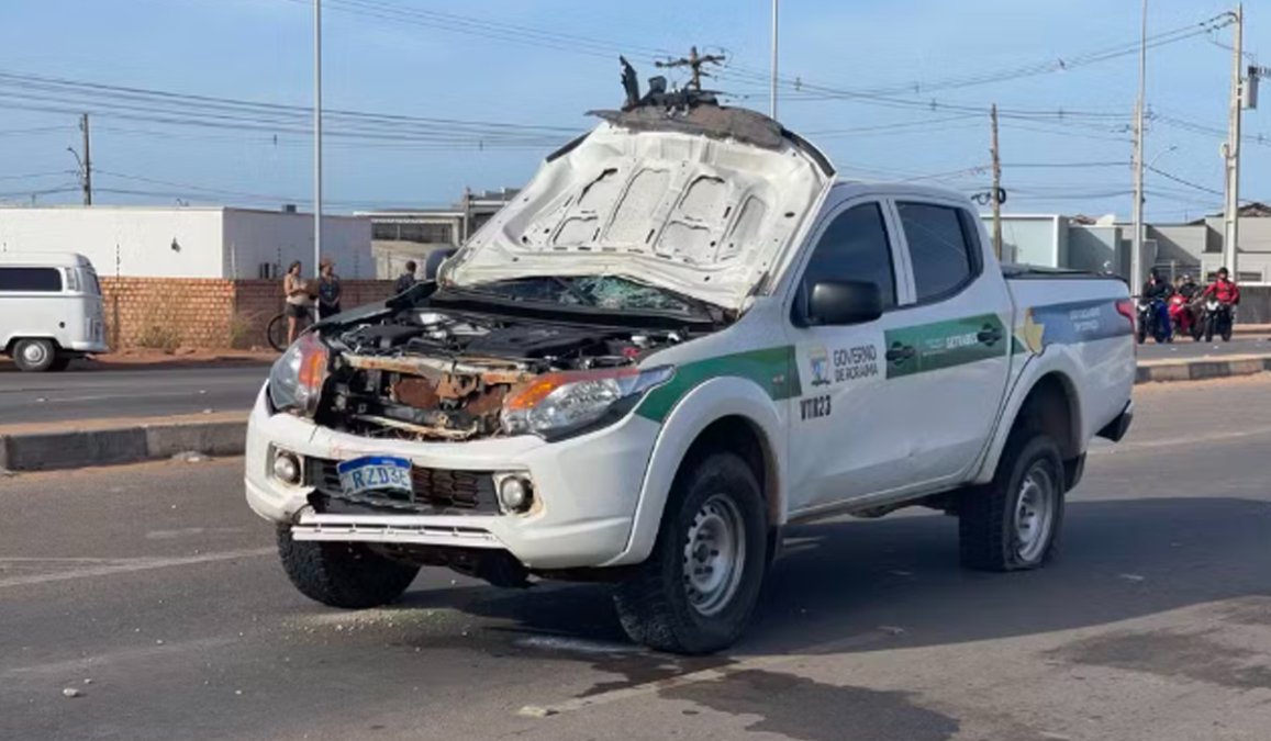 VÍDEO: Jovem de 19 anos morre ao ser atropelado por veículo oficial na RR-205, em Boa Vista